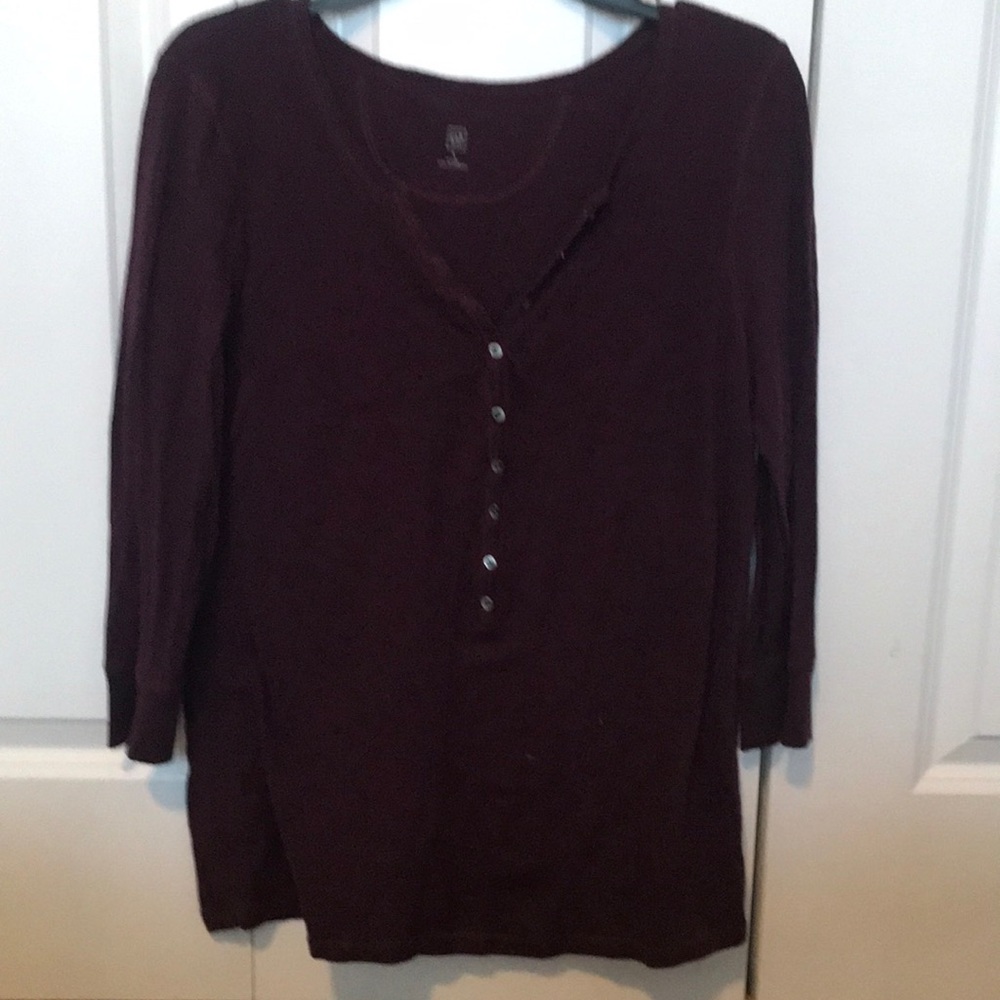 Women’s 3/4 Sleeve Button Up Shirt
